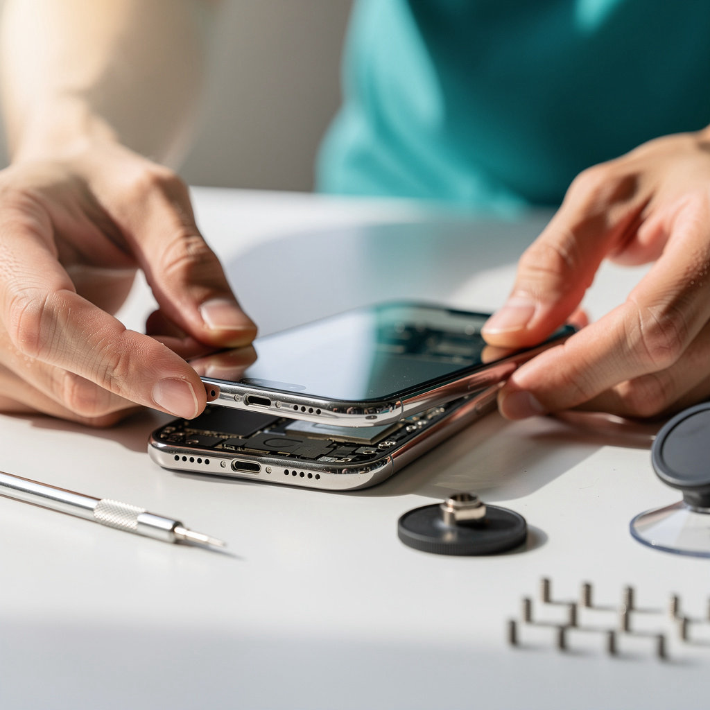 Hit Point iPhone Repair technician providing expert iPhone screen repair service in Pacific Beach, San Diego